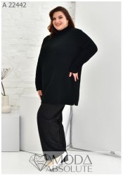 Жіночий подовжений светр Oversize А 22442 Жіночий подовжений светр Oversize А 22442